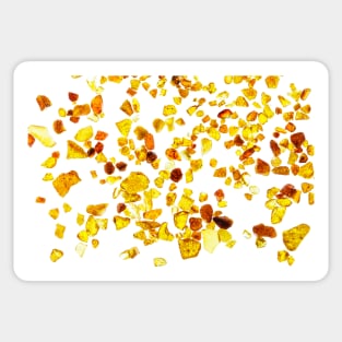 Amber abstract background Sticker